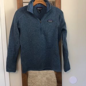 Patagonia Better Sweater - 1/4 Zip - Blue - Size Small